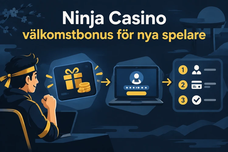 Ninja Casino välkomstbonus för nya spelare