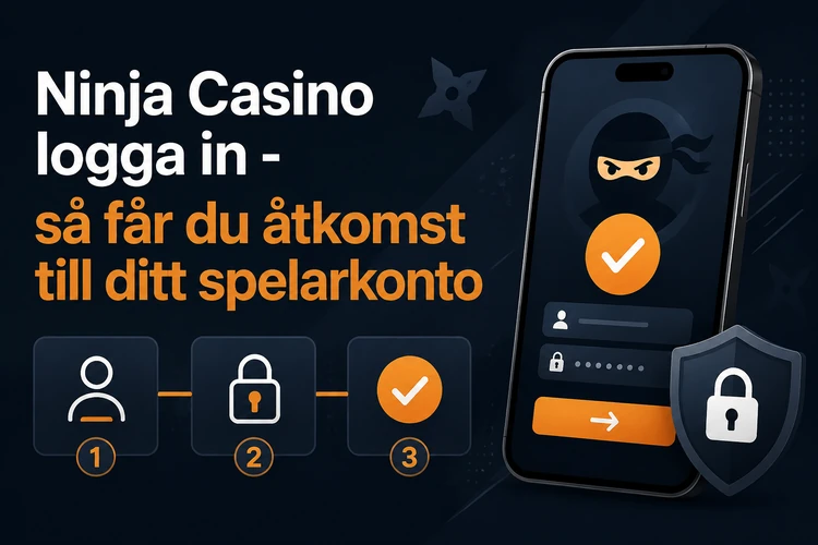 Ninja Casino logga in - så får du åtkomst till ditt spelarkonto