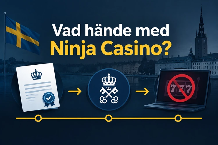 Vad hände med Ninja Casino?