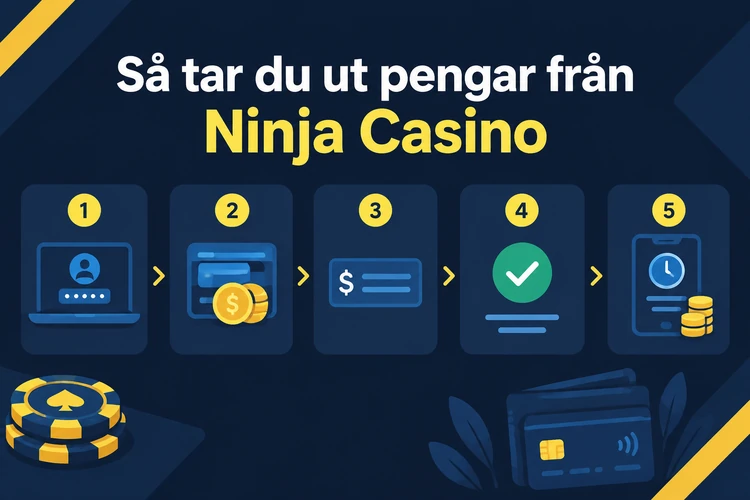 Så tar du ut pengar från Ninja Casino